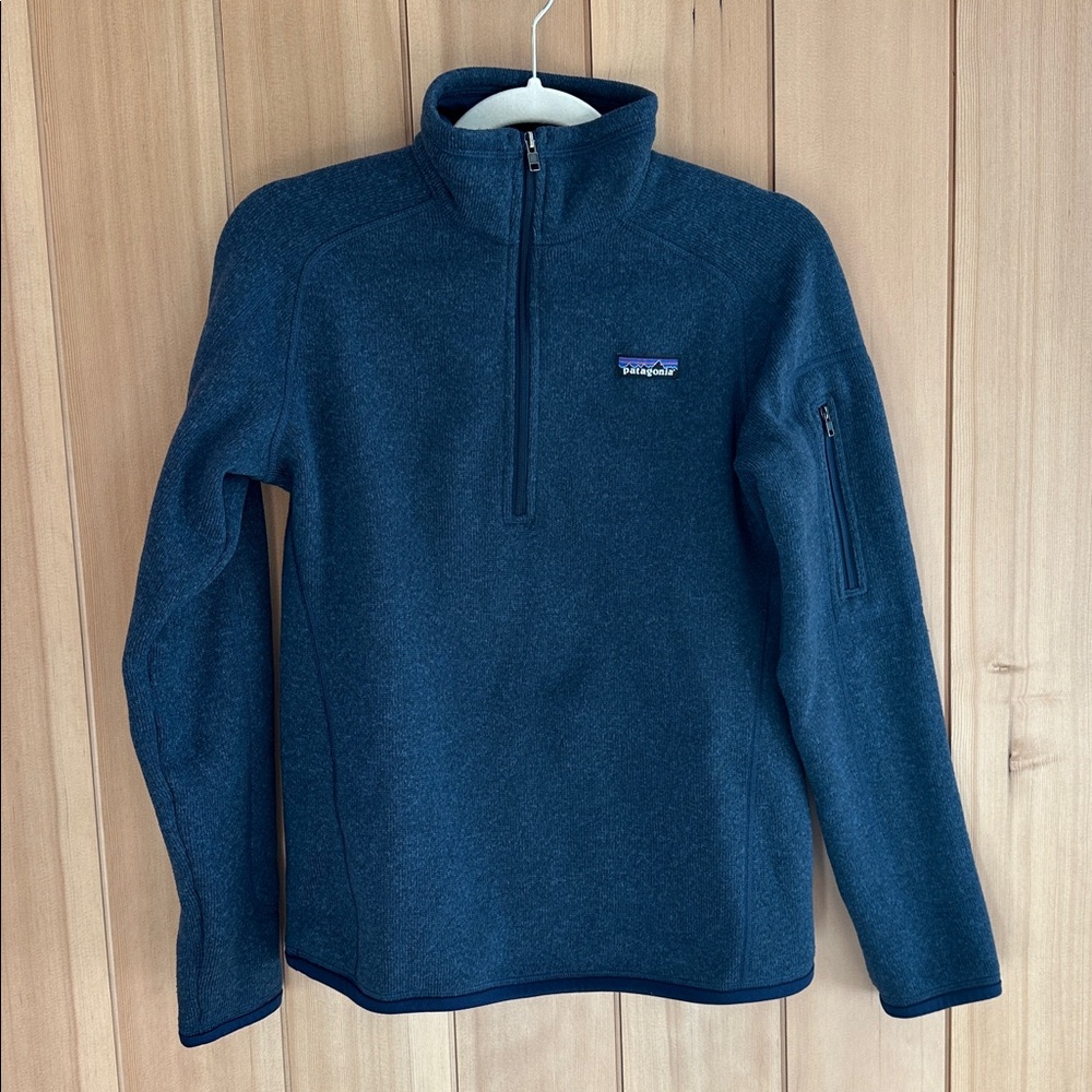 Patagonia Navy Quarter-Zip Fleece WS